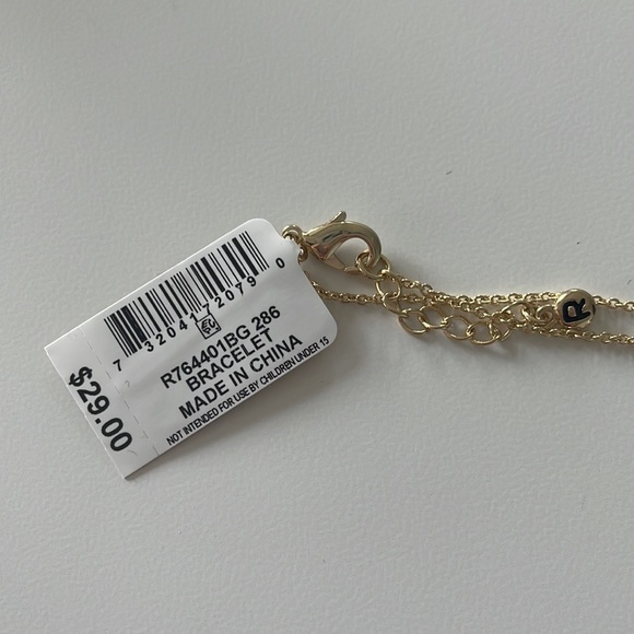 Rachel Roy Dainty Gold Tone Fruit Bracelet - Picture 5 of 6